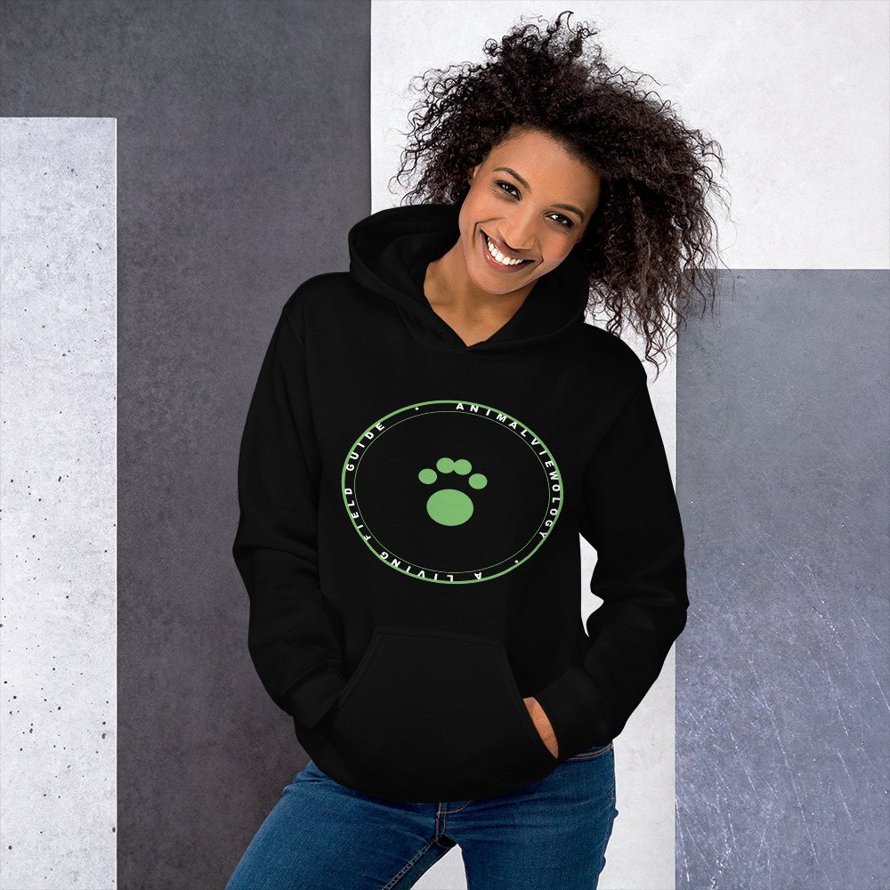 AnimalViewology Badge Hoodie Front