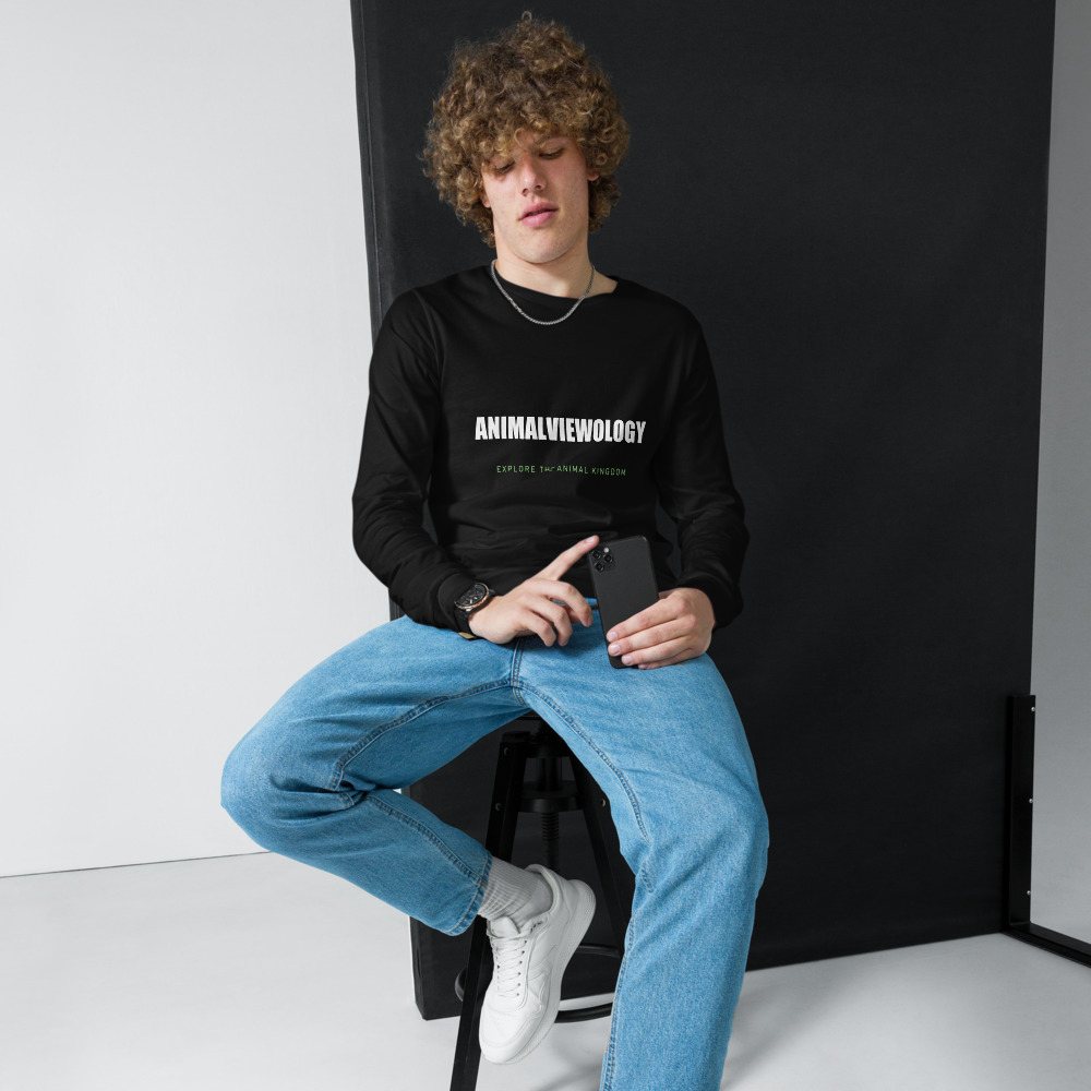 AnimalViewology Wordmark Long Sleeve Tee Front