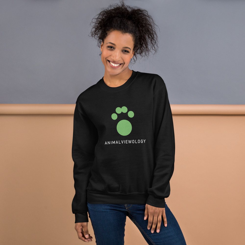 AnimalViewology Paw Sweatshirt Front