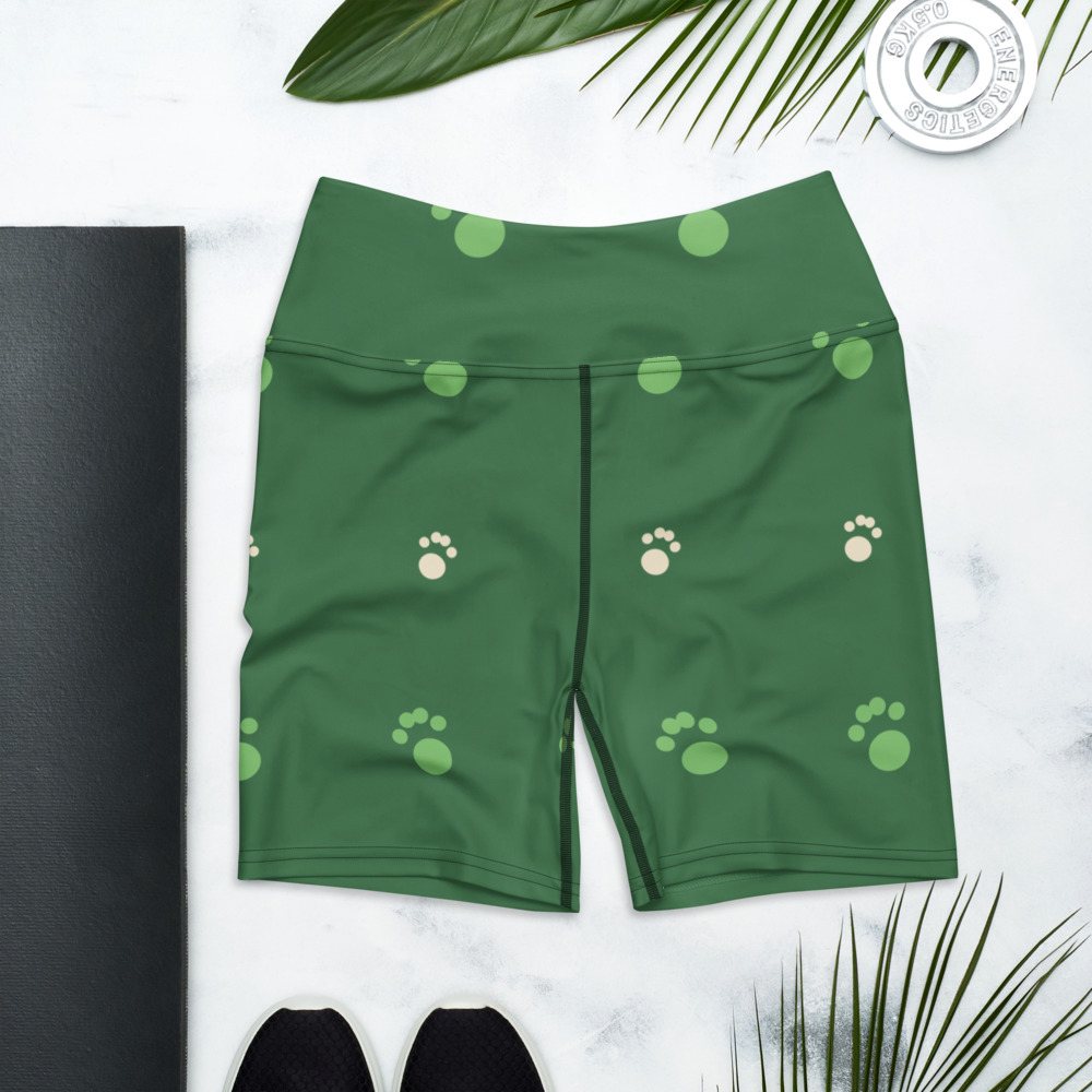 AnimalViewology Paws Yoga Shorts