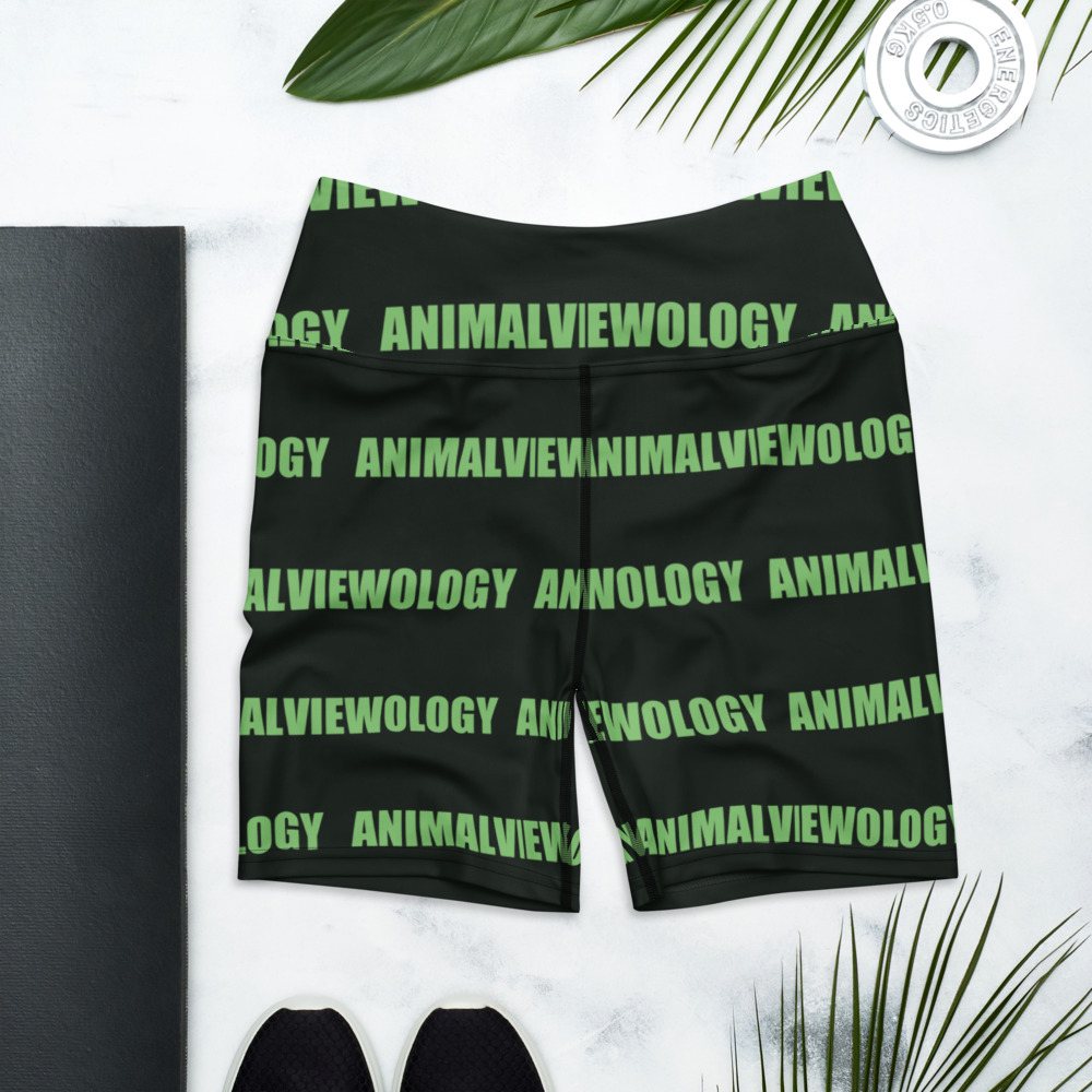 AnimalViewology Wordmark Yoga Shorts