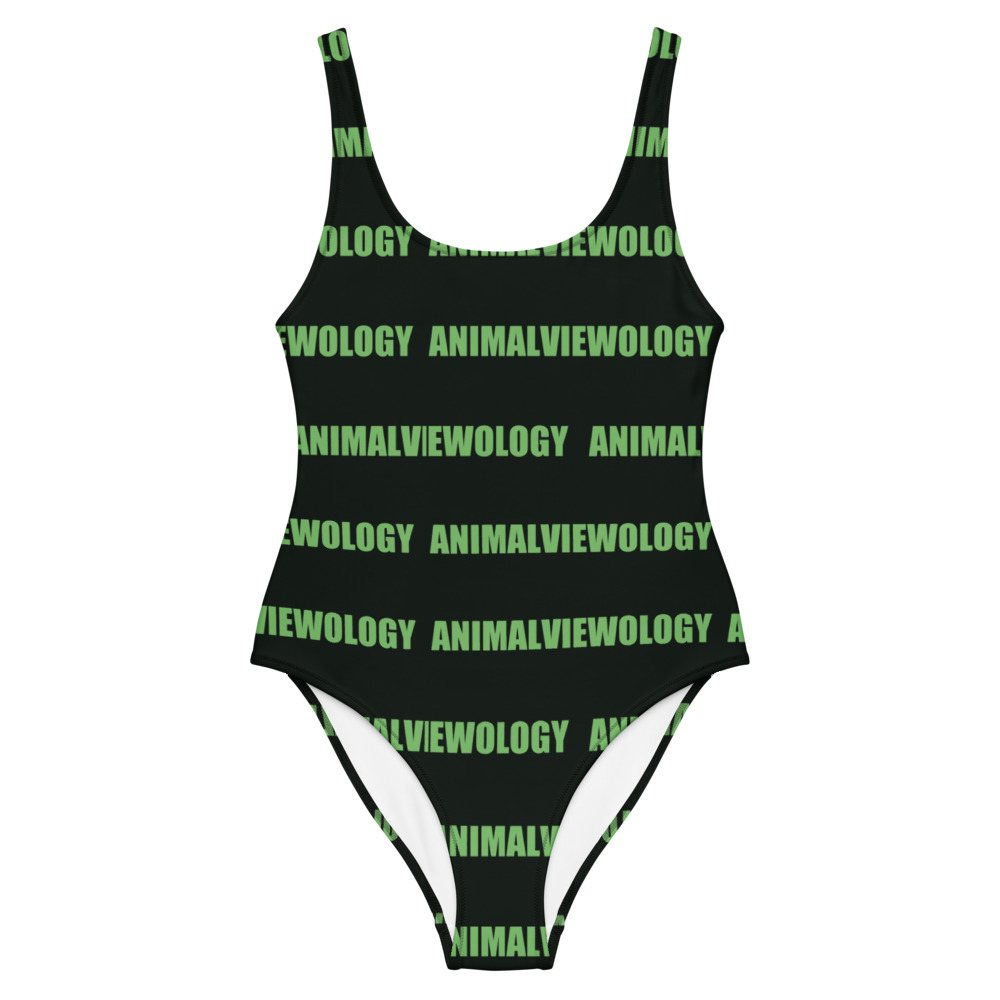 AnimalViewology Wordmark One-Piece Swimsuit Front