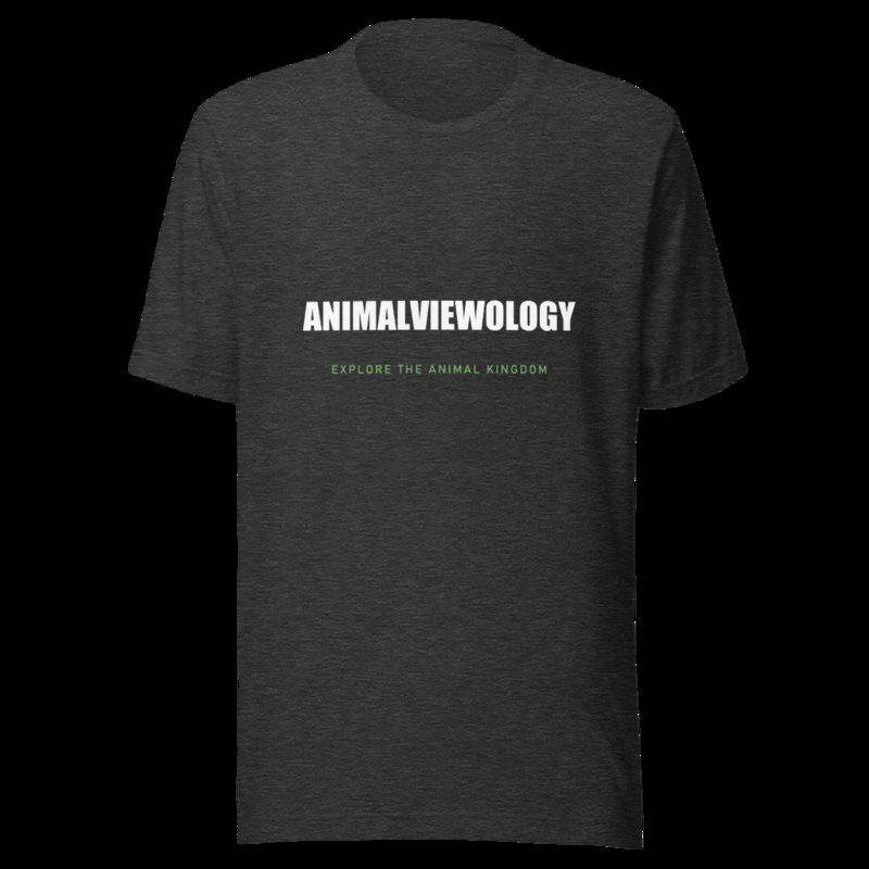 AnimalViewology Wordmark Tee Dark Grey Heather