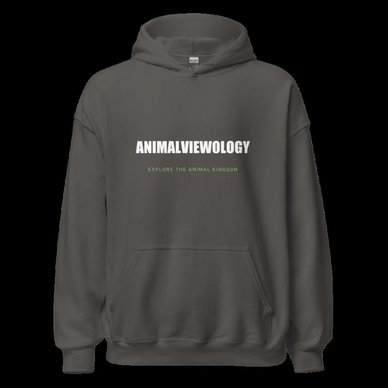 AnimalViewology Wordmark Hoodie Charcoal