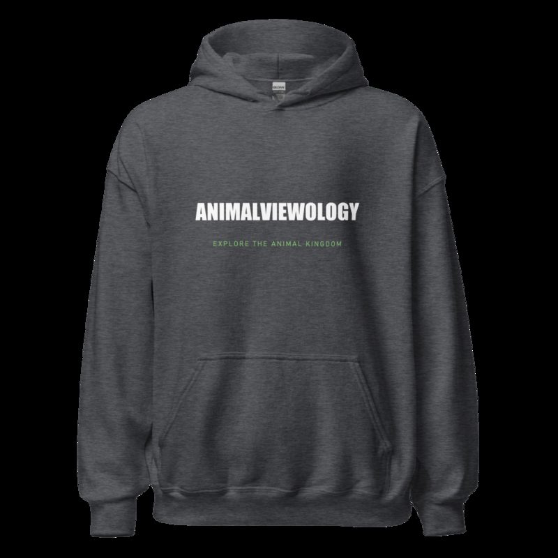 AnimalViewology Wordmark Hoodie Dark Heather