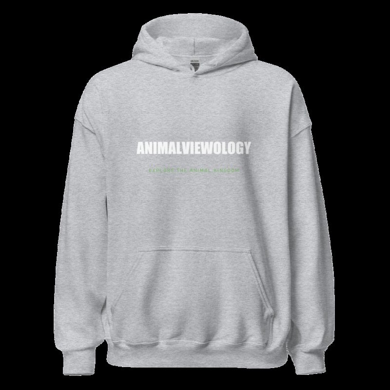 AnimalViewology Wordmark Hoodie Sport Grey