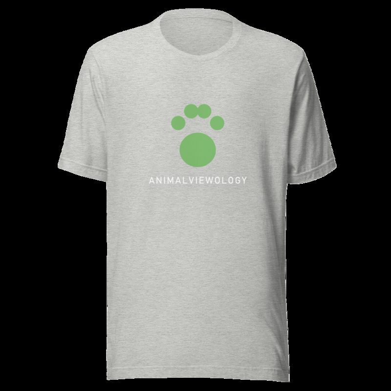 AnimalViewology Paw Tee Athletic Heather