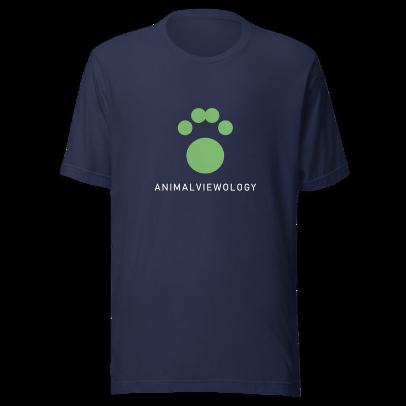 AnimalViewology Paw Tee Navy