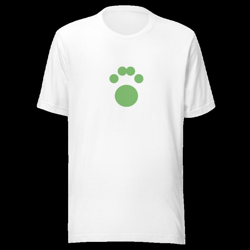 AnimalViewology Paw Tee White
