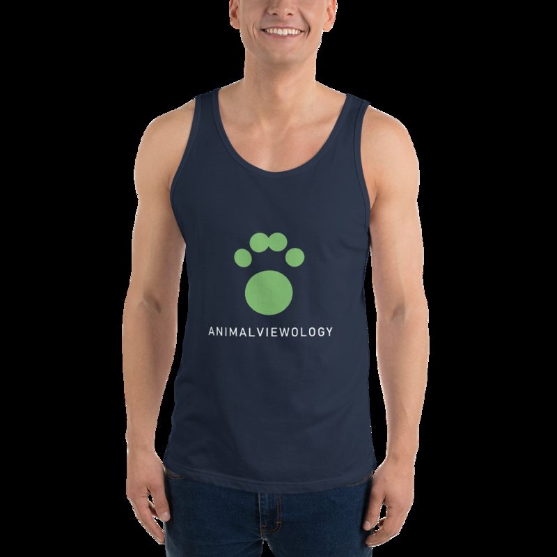 AnimalViewology Paw Tank Navy