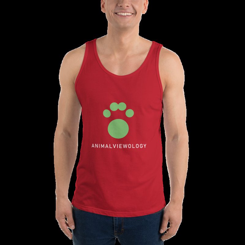 AnimalViewology Paw Tank Red