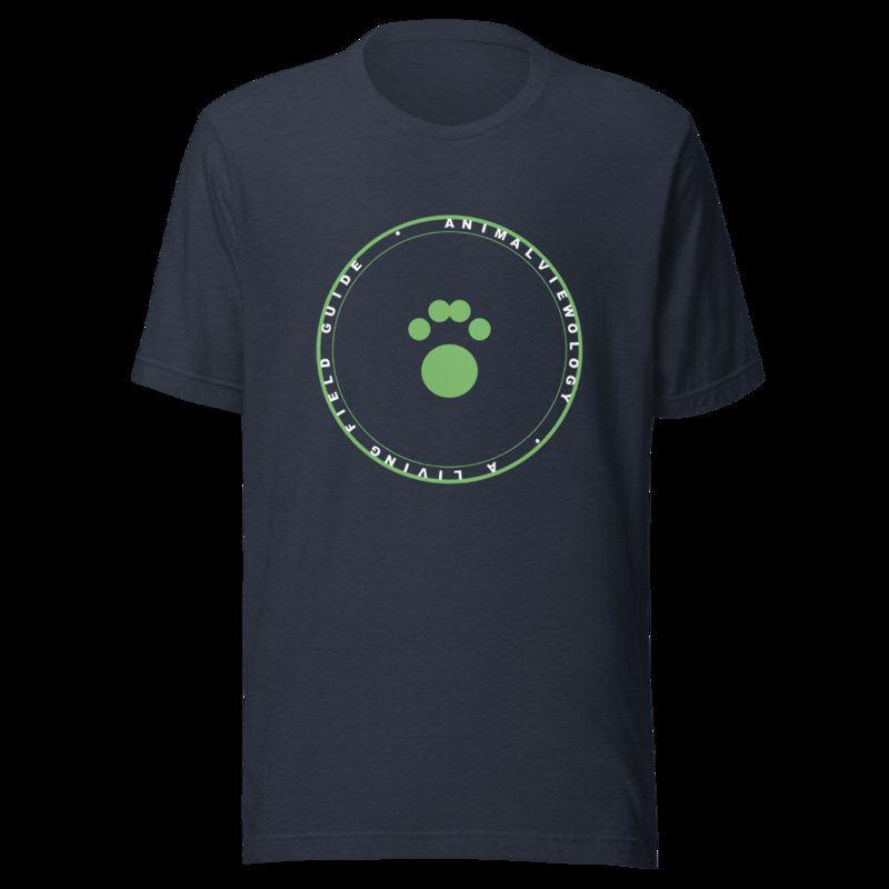 AnimalViewology Badge Tee Heather Navy