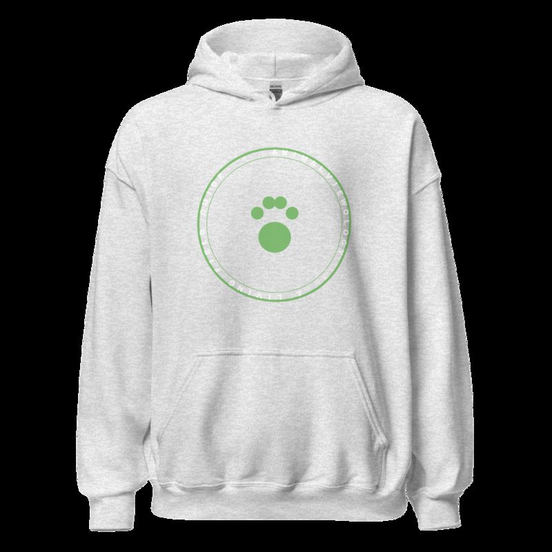 AnimalViewology Badge Hoodie Ash