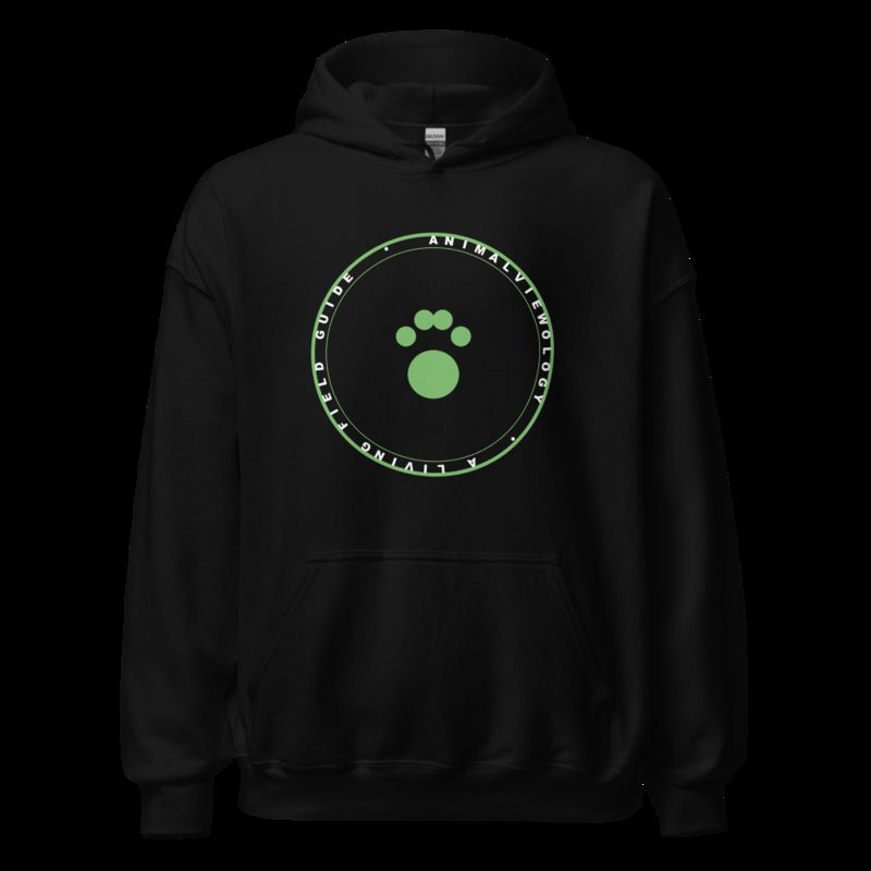 AnimalViewology Badge Hoodie Black