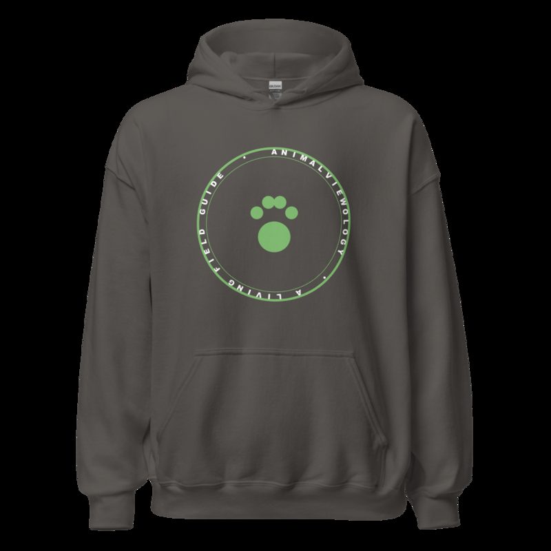 AnimalViewology Badge Hoodie Charcoal