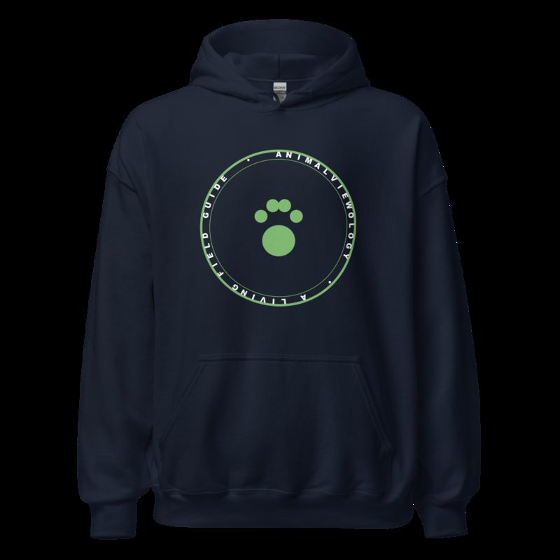AnimalViewology Badge Hoodie Navy