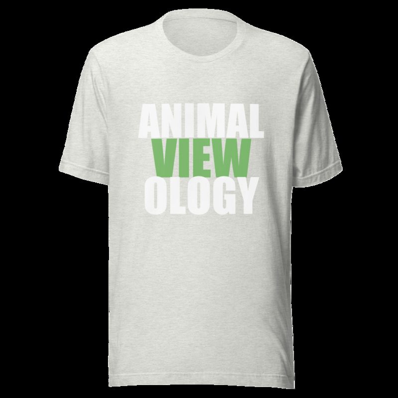 AnimalViewology Stacked Tee Ash