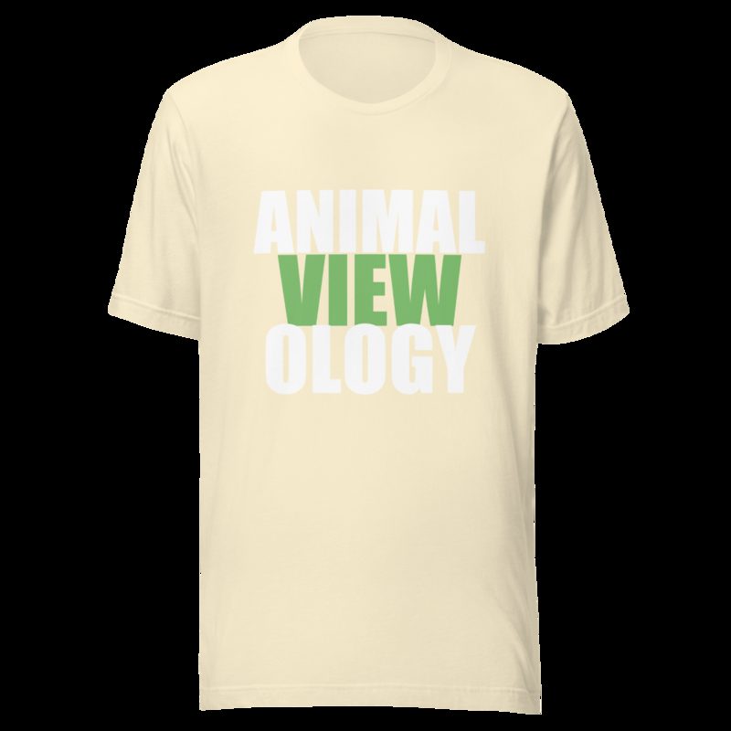 AnimalViewology Stacked Tee Natural