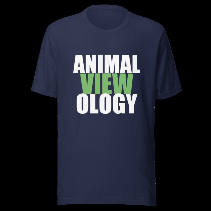 AnimalViewology Stacked Tee Navy