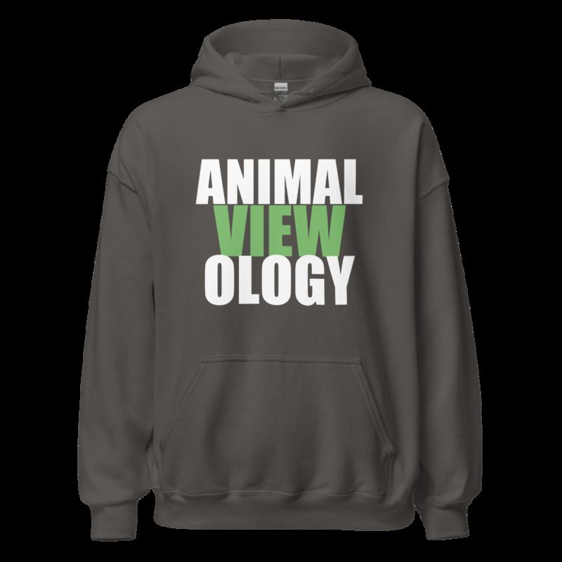AnimalViewology Stacked Hoodie Charcoal