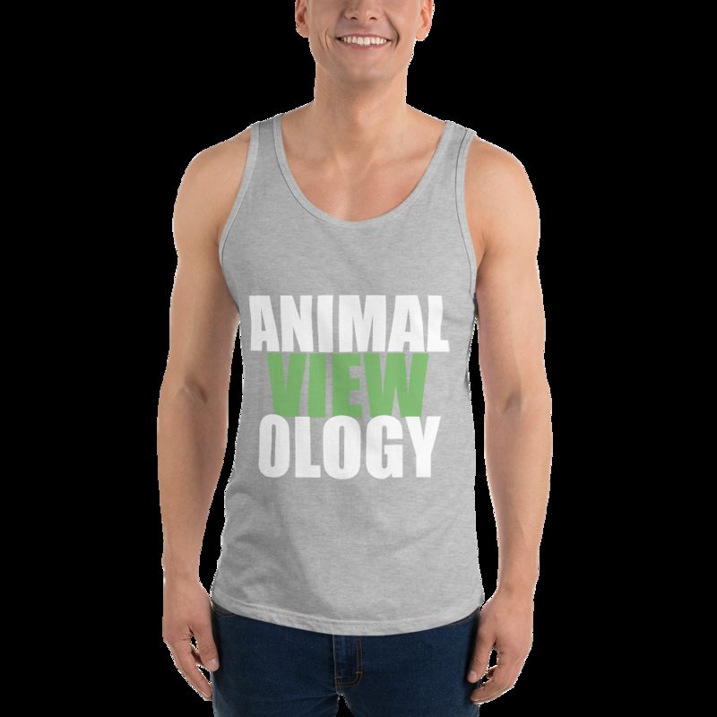 AnimalViewology Stacked Tank Athletic Heather