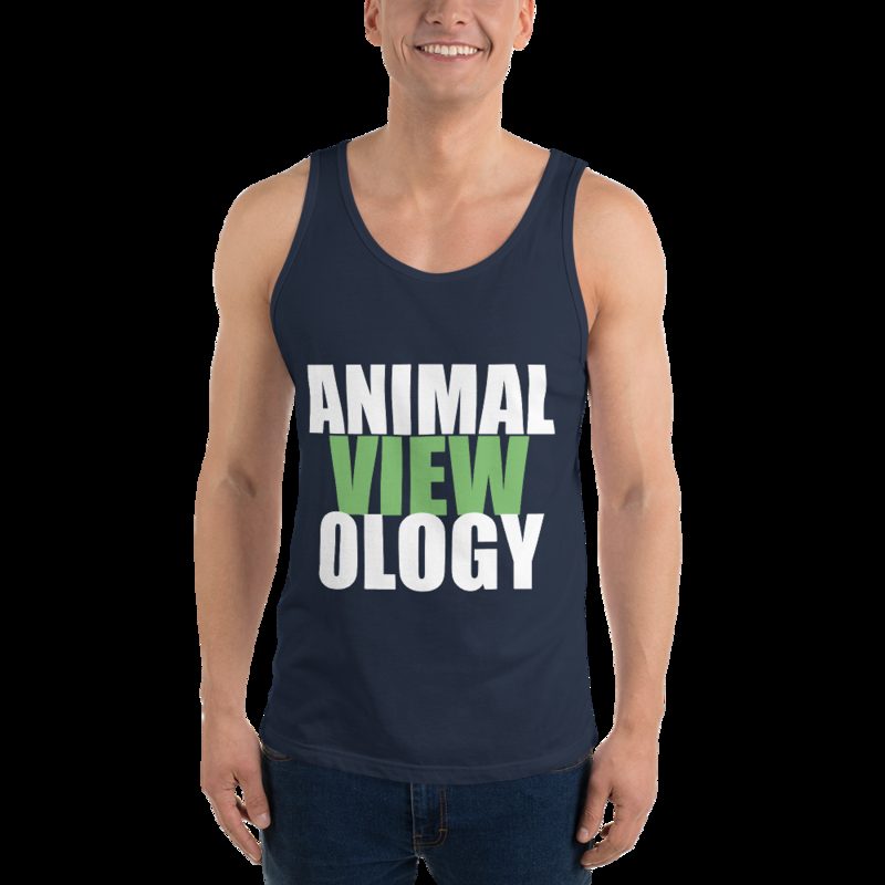 AnimalViewology Stacked Tank Navy