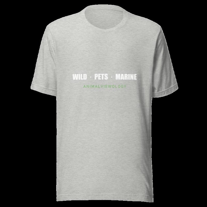 AnimalViewology Wild Pets Marine Tee Athletic Heather