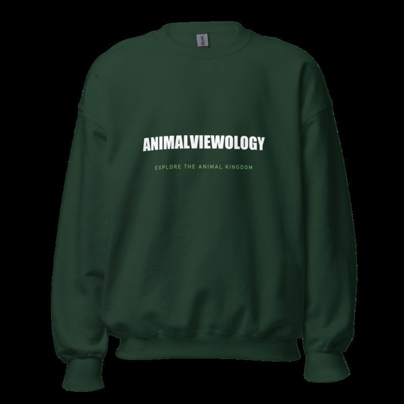AnimalViewology Wordmark Sweatshirt Forest Green