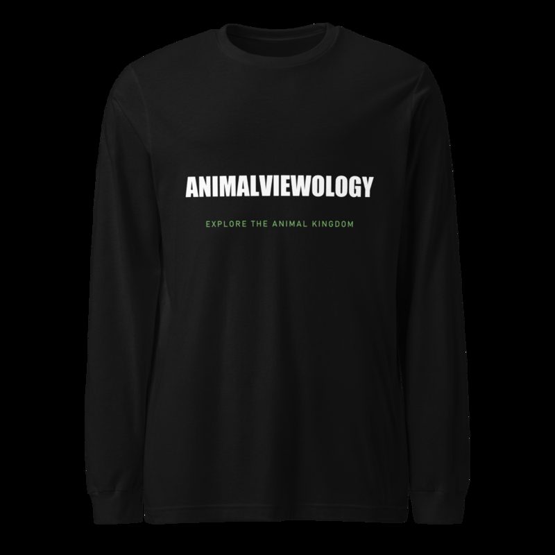 AnimalViewology Wordmark Long Sleeve Tee Black