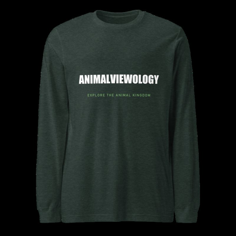 AnimalViewology Wordmark Long Sleeve Tee Heather Forest
