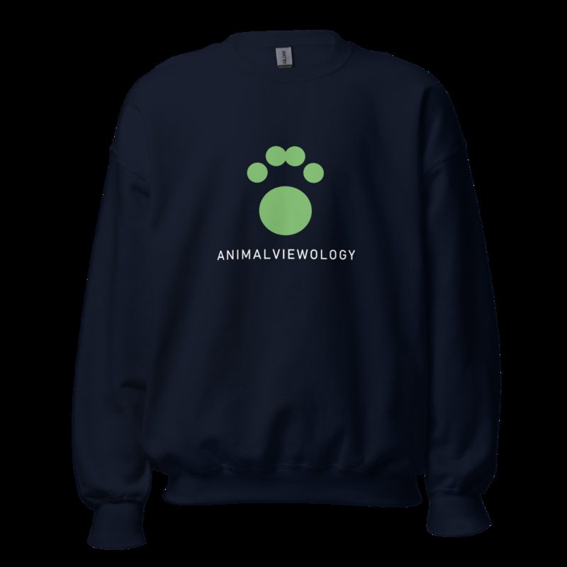 AnimalViewology Paw Sweatshirt Navy
