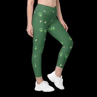 Animal Viewology Paws Leggings White