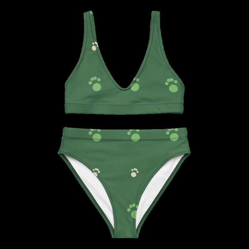 AnimalViewology Paws Bikini White