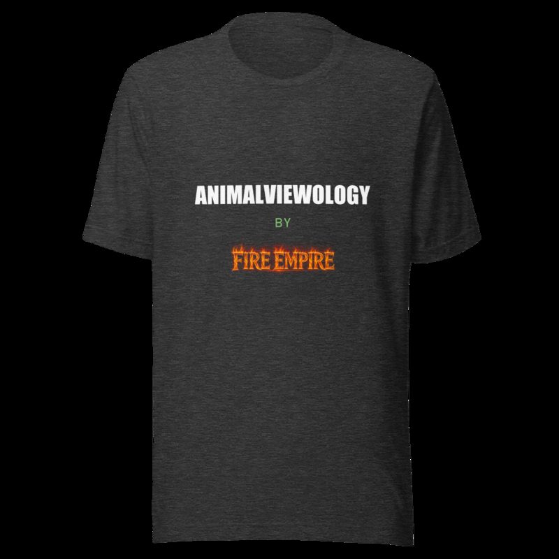 AnimalViewology By Fire Empire Tee Dark Grey Heather