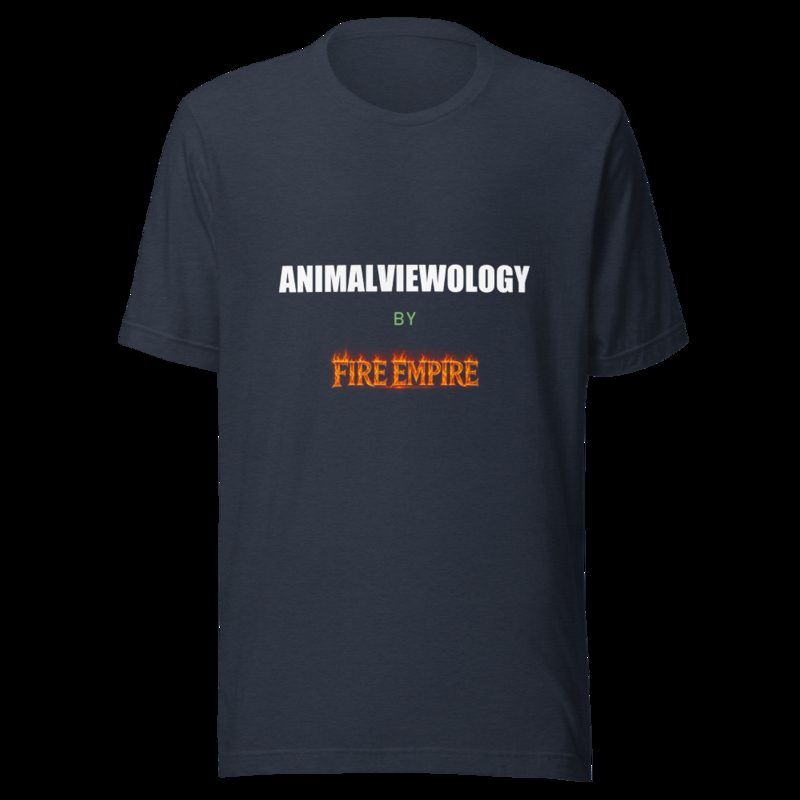 AnimalViewology By Fire Empire Tee Heather Navy