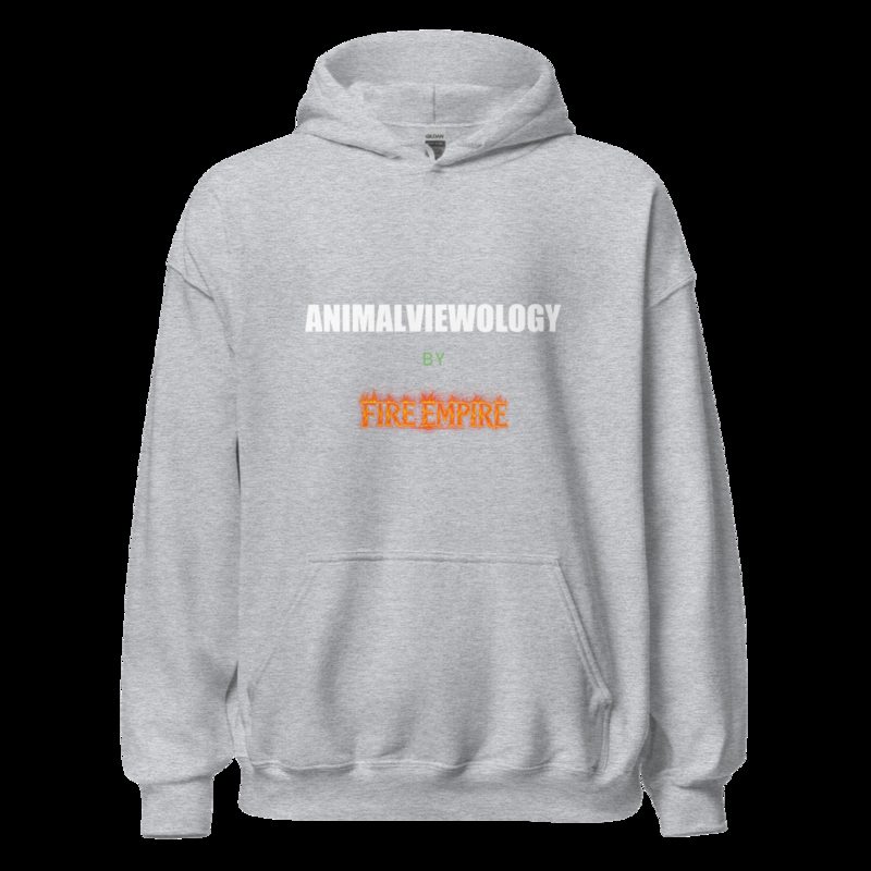 AnimalViewology By Fire Empire Hoodie Sport Grey