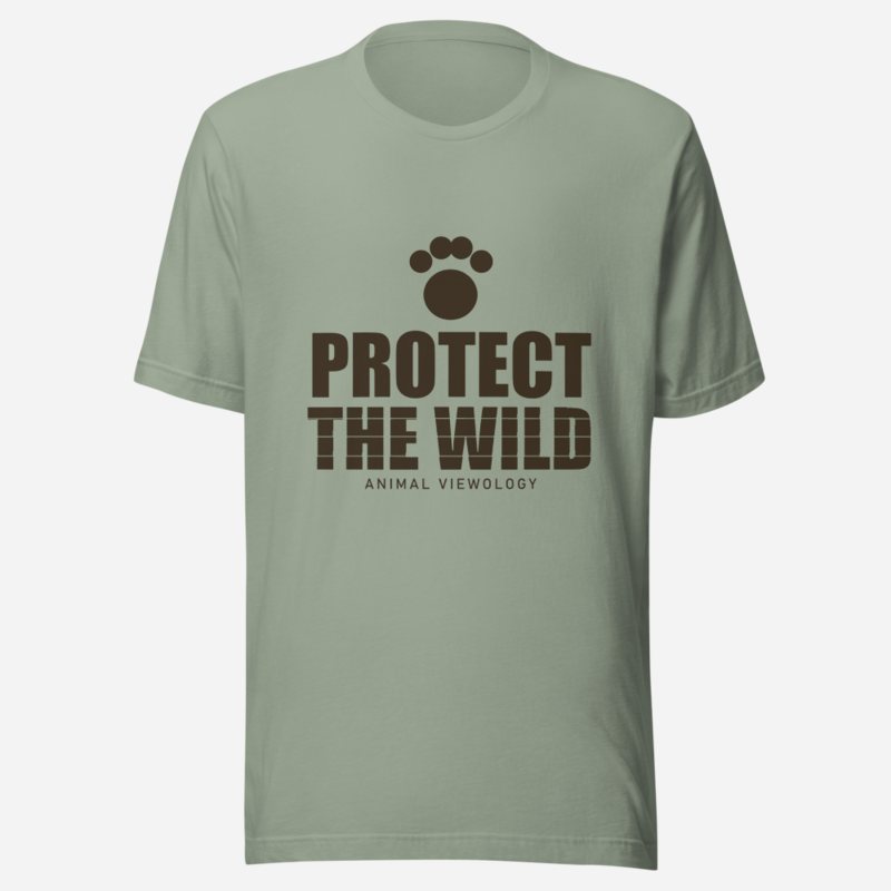 Animal Viewology Protect The Wild Tee Sage