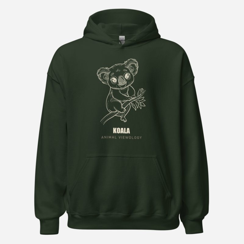 Animal Viewology Koala Sketch Hoodie