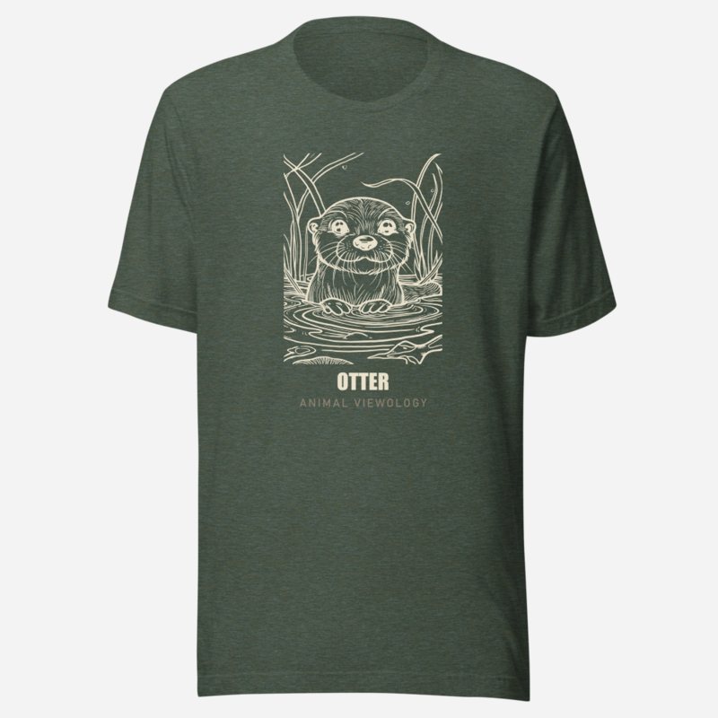 Animal Viewology Otter Sketch Tee