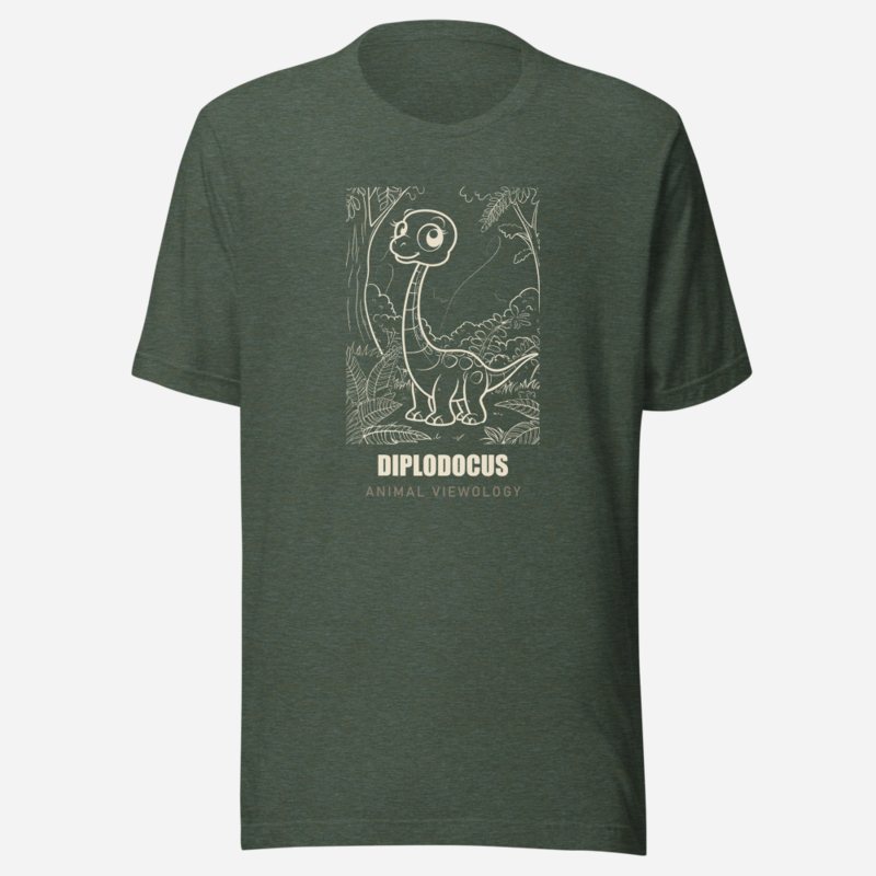 Animal Viewology Diplodocus Dino Life Tee