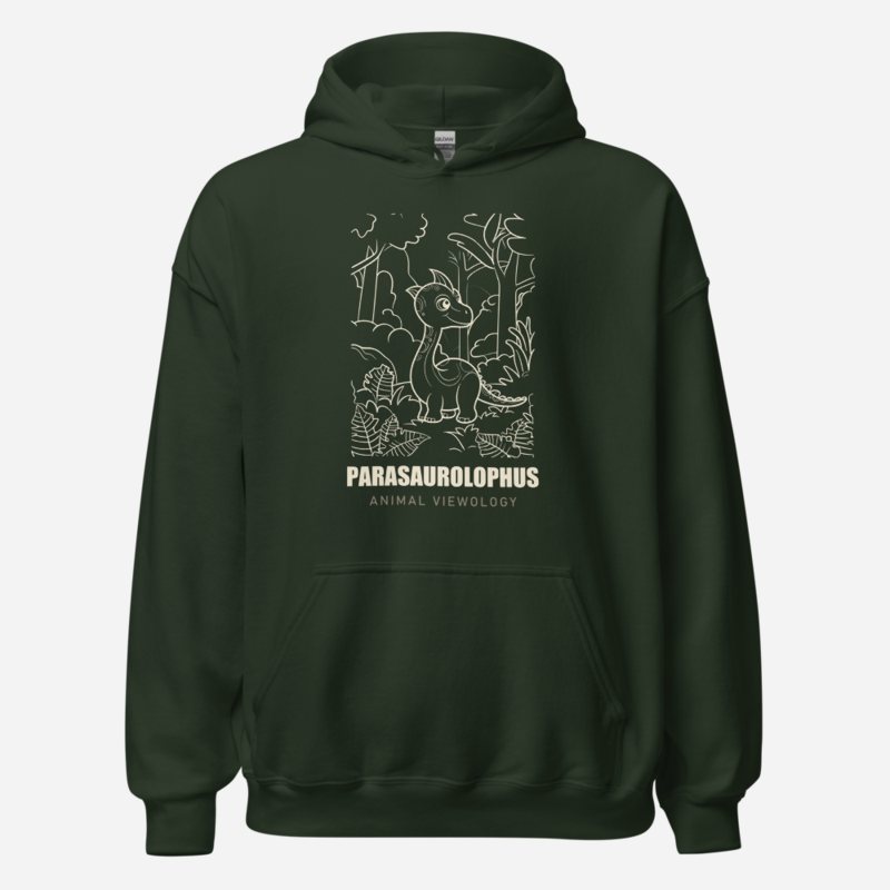 Animal Viewology Parasaurolophus Dino Life Hoodie