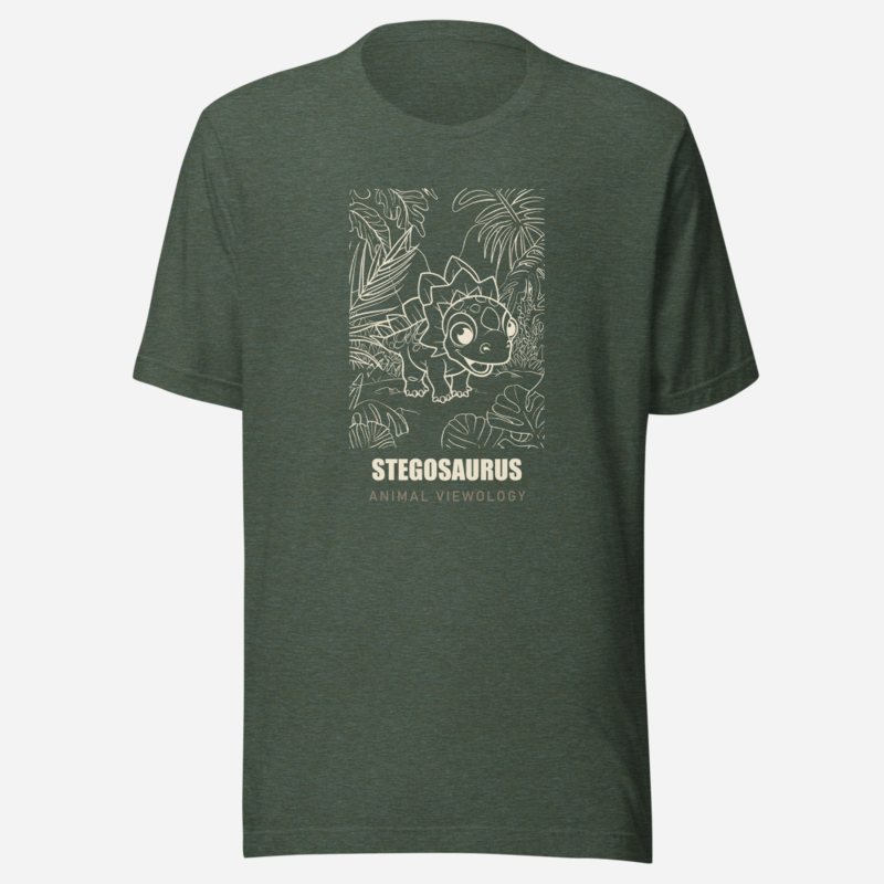 Animal Viewology Stegosaurus Dino Life Tee