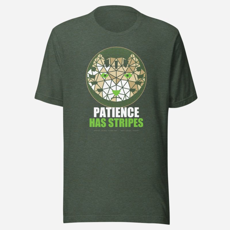 Animal Viewology Patience Has Stripes Field Guide Tee
