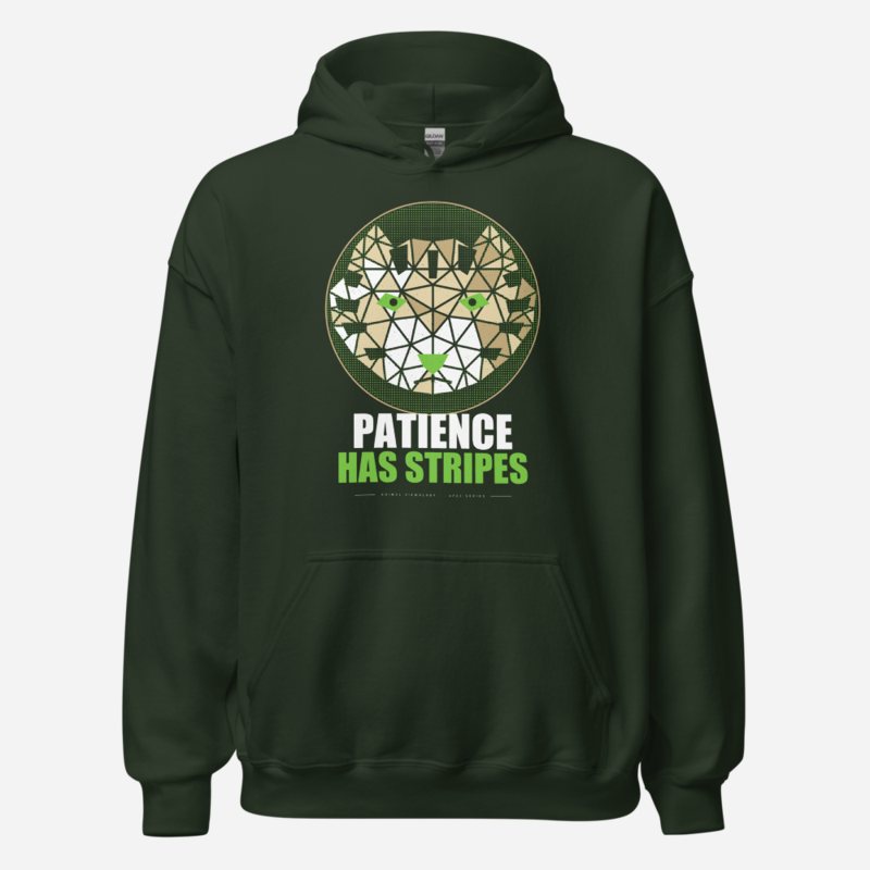 Animal Viewology Patience Has Stripes Field Guide Hoodie