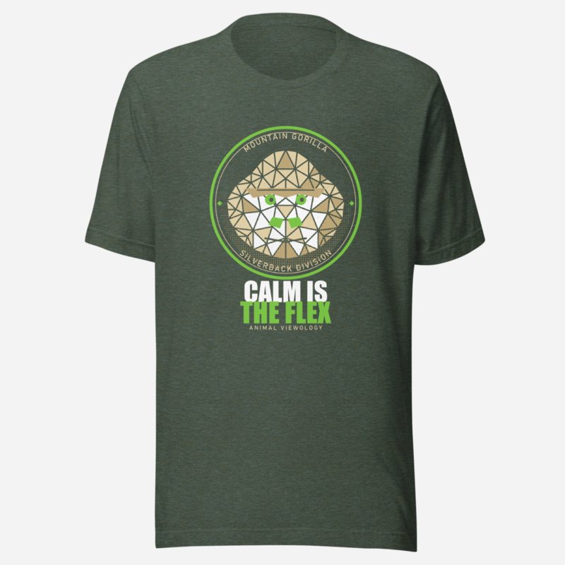 Animal Viewology Calm Is The Flex Field Guide Tee