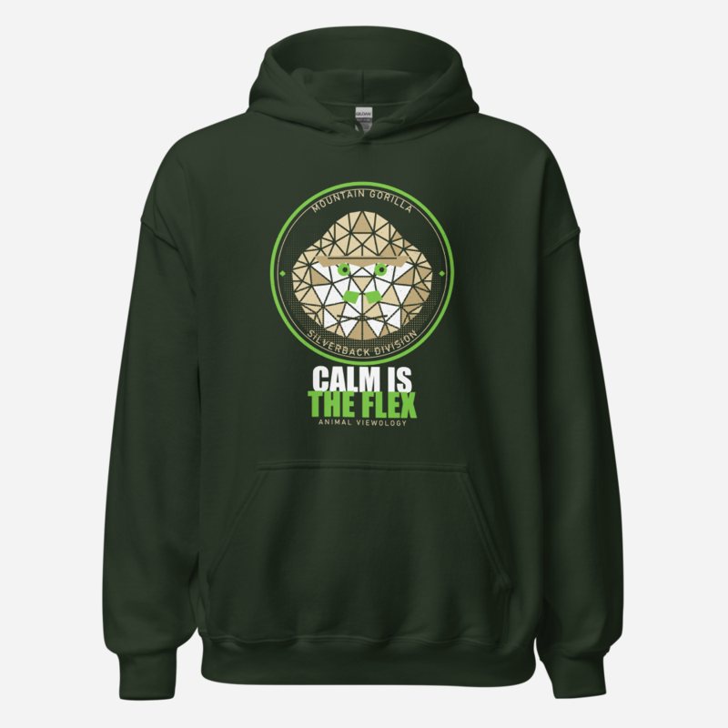Animal Viewology Calm Is The Flex Field Guide Hoodie