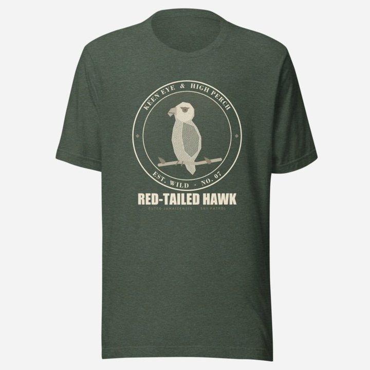 Animal Viewology Keen Eye High Perch Field Guide Tee in Heather Forest
