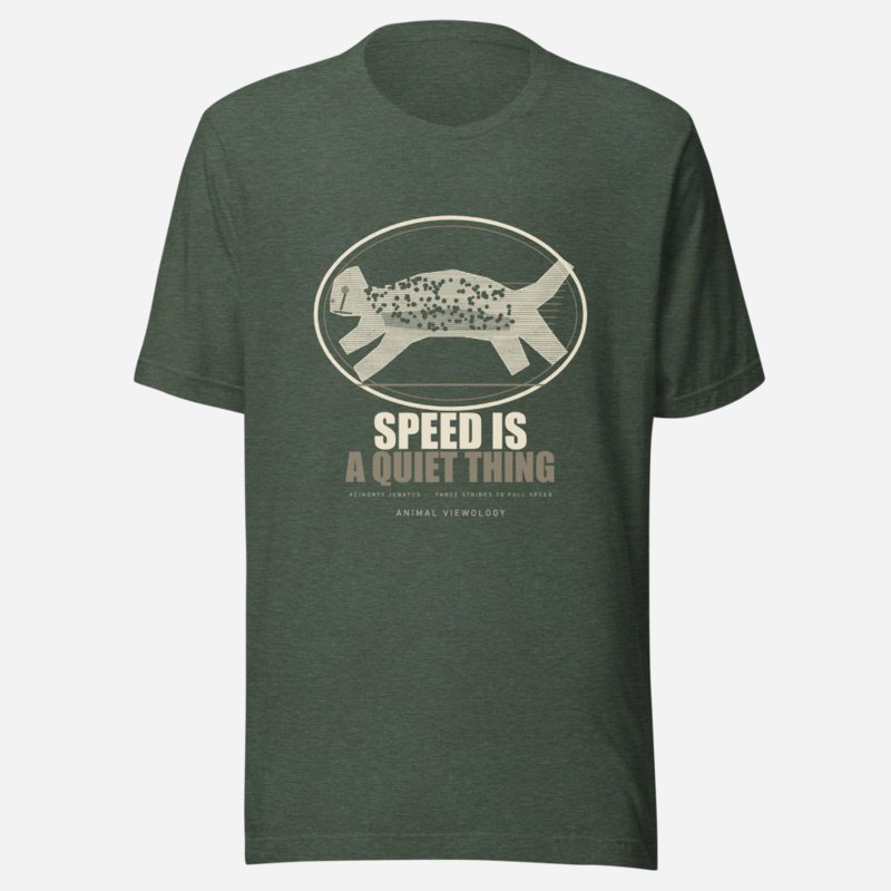 Animal Viewology Speed Is A Quiet Thing Field Guide Tee