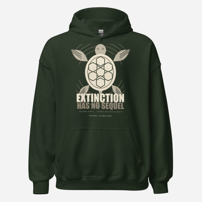 Animal Viewology Extinction Has No Sequel Field Guide Hoodie