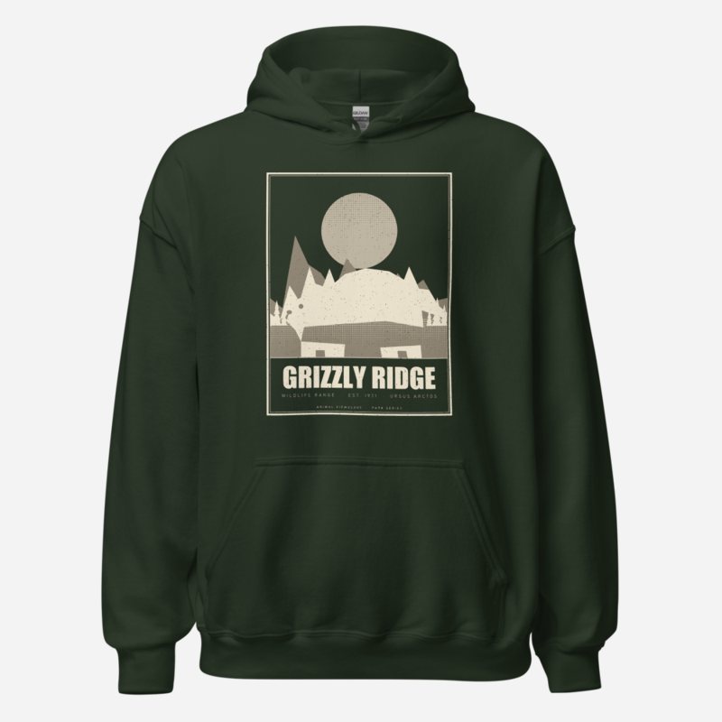 Animal Viewology Grizzly Ridge Field Guide Hoodie
